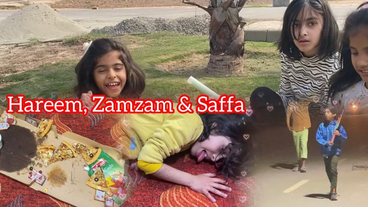 Hareem, Zamzam or Saffa K Khail #allahhuakbar #familyvlog #fun#viral #enjoy #vlog @rayyanandfamily
