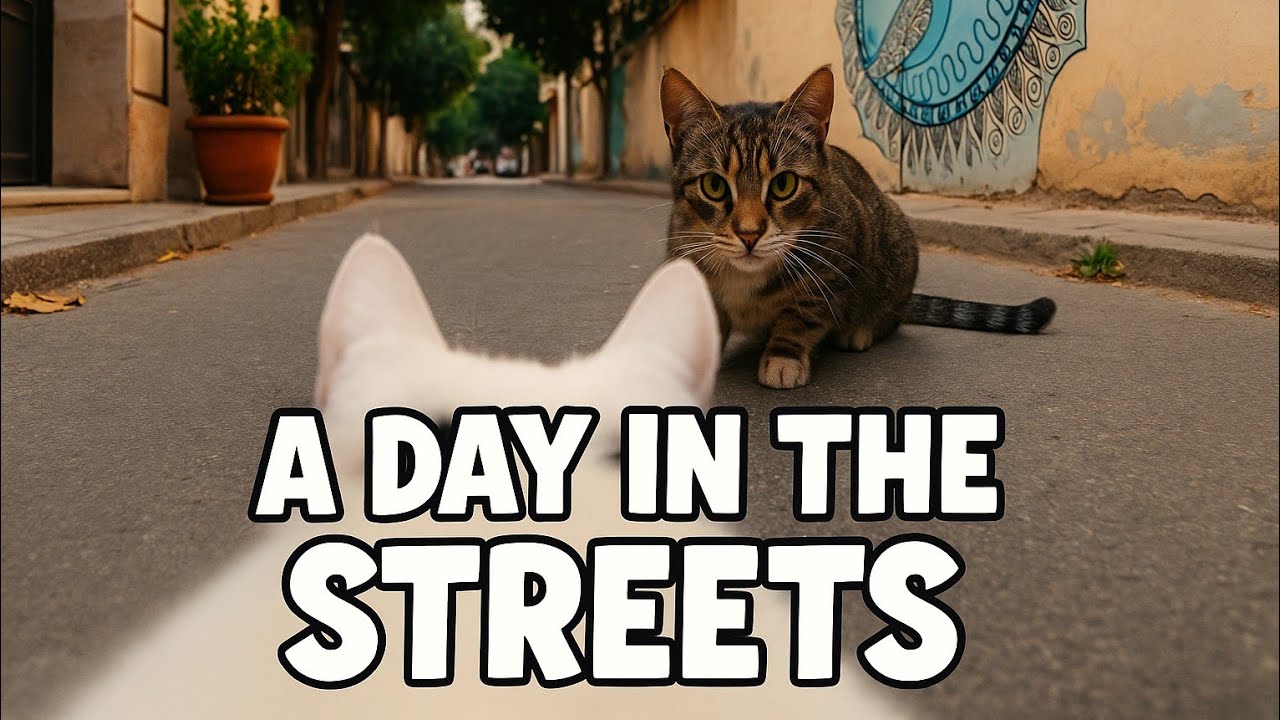 Life Through Cat Eyes 👀🐱GoPro Kitty: City Adventures Begin! 🐾🚀