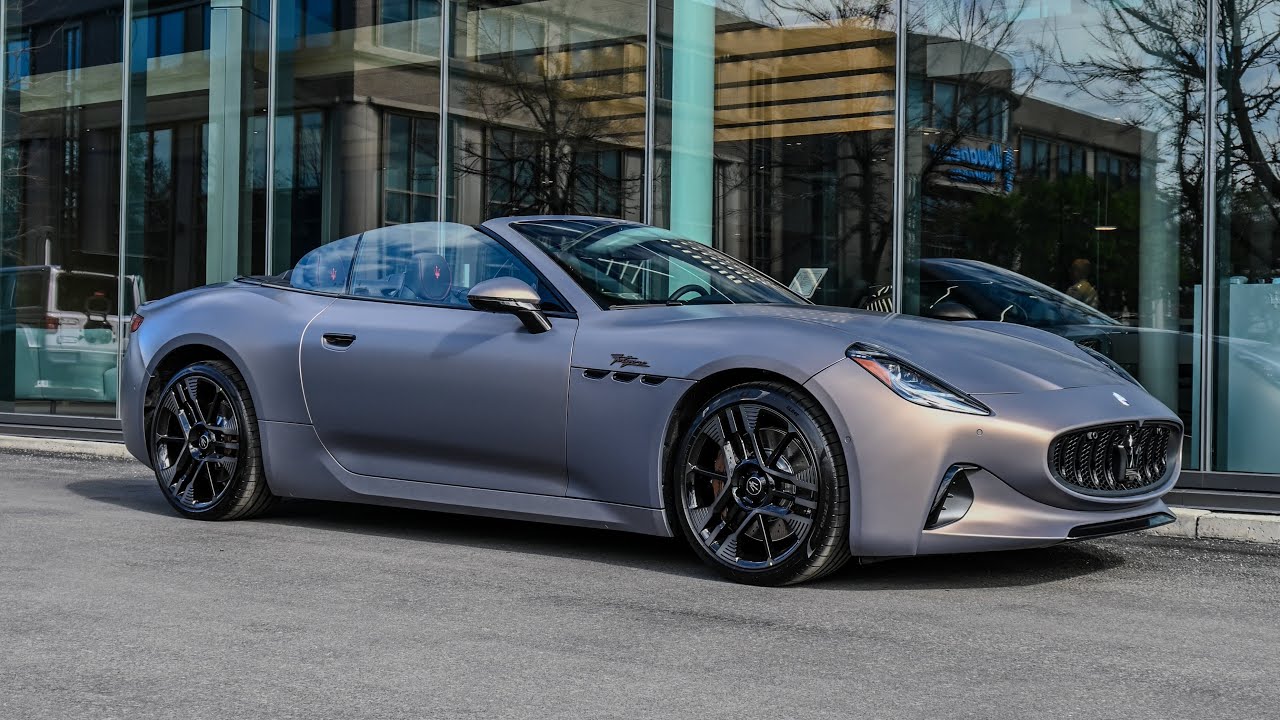All NEW 2025 Maserati GranCabrio Folgore - Walkaround in 4k