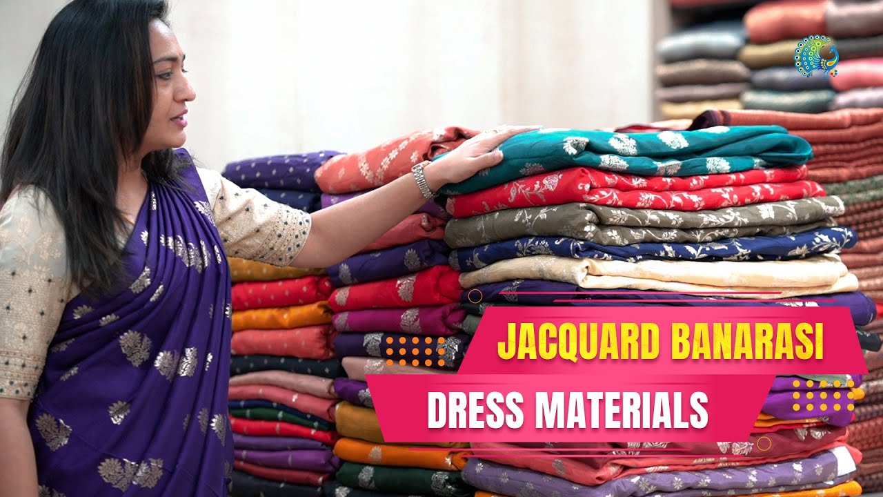 Best Collection Of High Quality, Authentic Jacquard Banarasi Fabrics