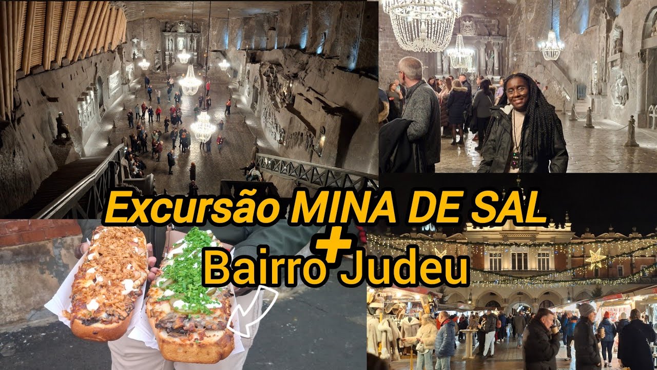 MINA DE SAL DE WIELICZKA🇵🇱| FOMOS AO BAIRRO JUDEU | PROVAMOS O ZAPIEKANKI | VLOG3