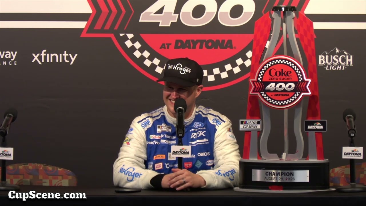 NASCAR в Дайтоне, август 2026: Райан Прис после гонки