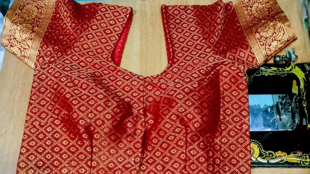 #Simple 4 tucks blouse stitching.