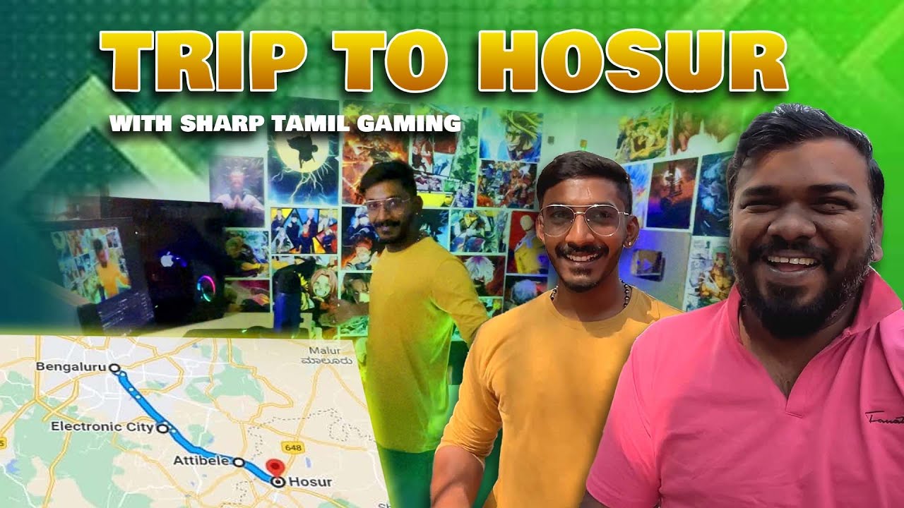Bike Trip To Hosur With @Sharp Tamil Gaming Bangalore Day 4 Vlog (Room Tour)
