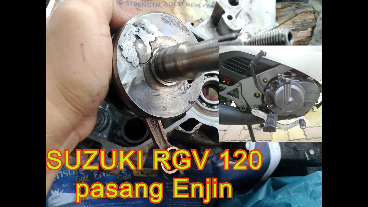SUZUKI RGV 120 pasang Enjin