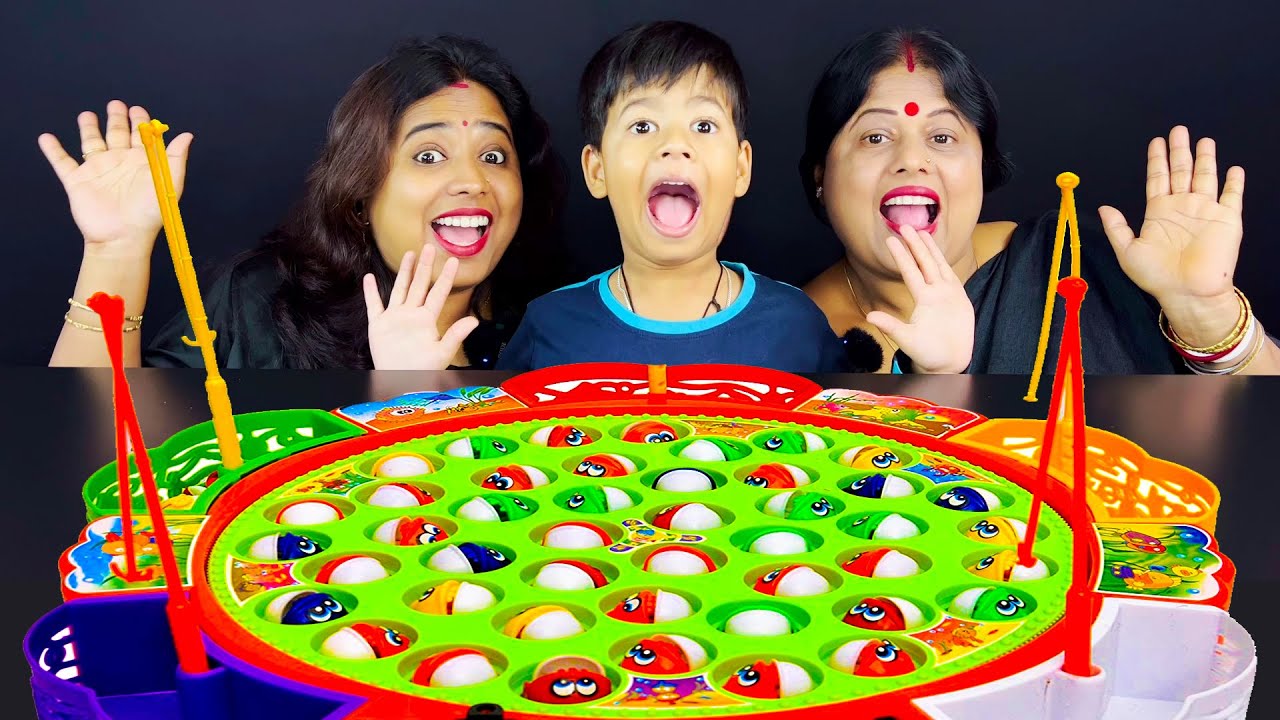 Play Fish Catching Game Challenge Funny Family Games