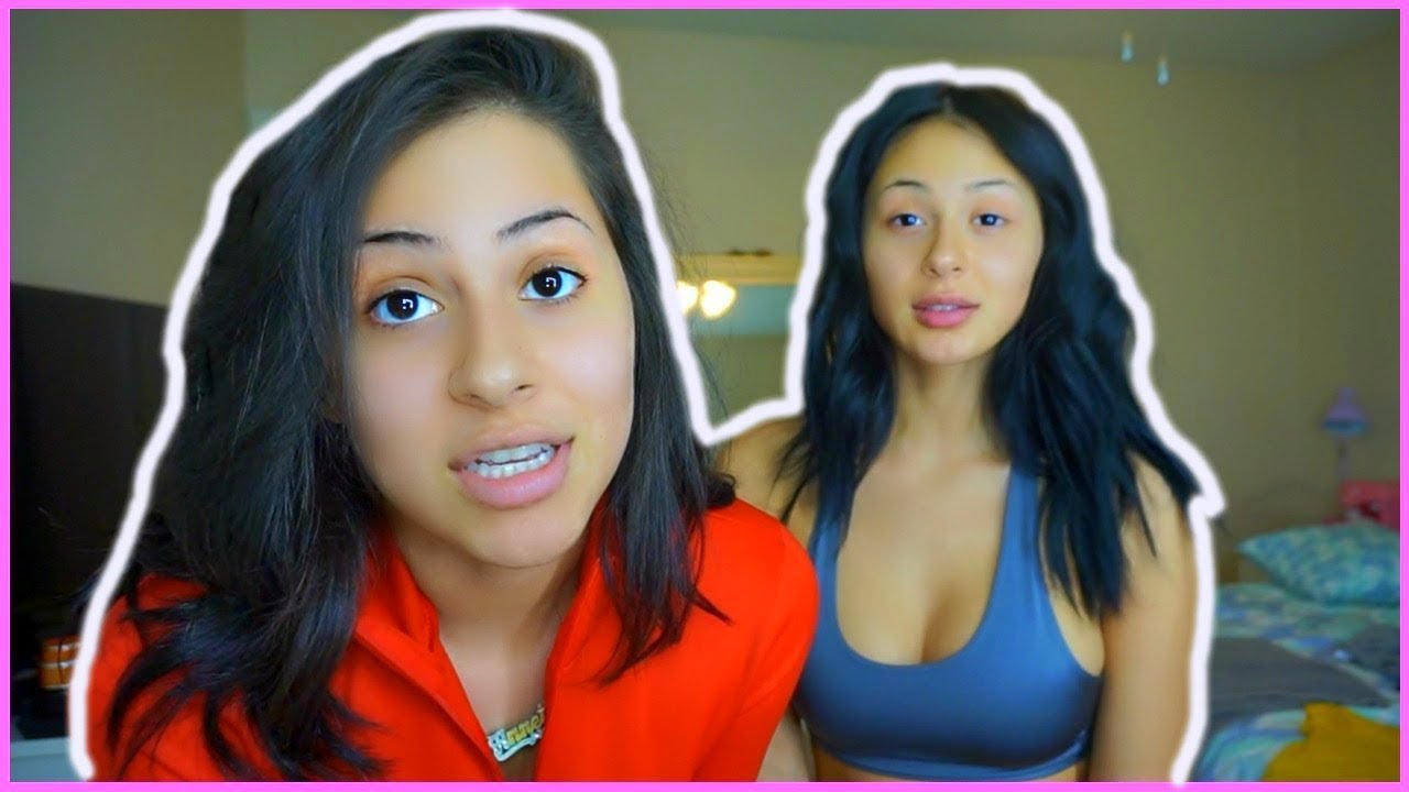 Get Ready With Us: WE SHARED MY MAKEUP 💄