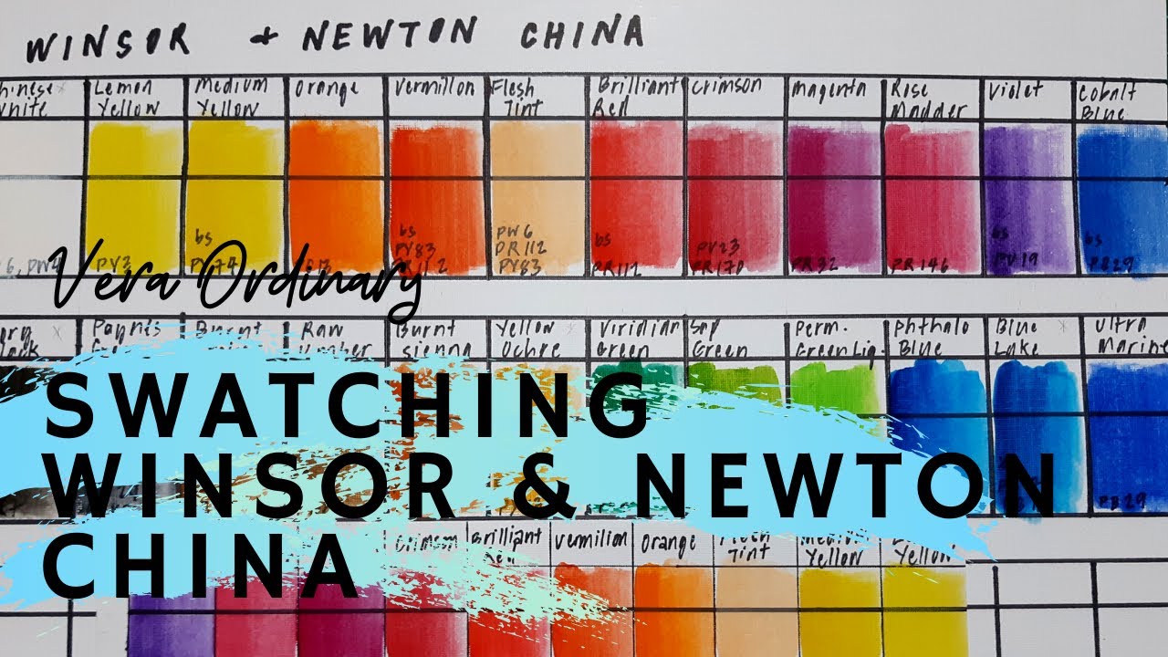 Swatching Winsor & Newton China (Video #4)