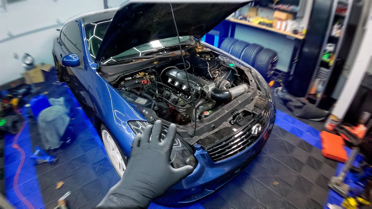 NOVELA DE MACHO: PROCURANDO O PROBLEMA DO V8 LS DO MEU G35!