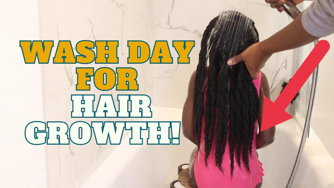 KIDS WASH DAY ROUTINE FOR HAIR GROWTH from Start to Finish! *VERY DETAILED*
