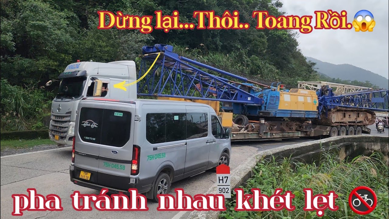CHUYẾN XE BẤT ỔN | TÀI XẾ TOÁT MỒ HÔI VỚI LIÊN TIẾP SỰ CỐ KHI XE ĐẦU KÉO LEO ĐÈO