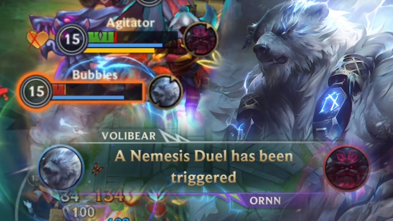 Wild Rift Volibear vs Ornn nemesis duel and this happened....