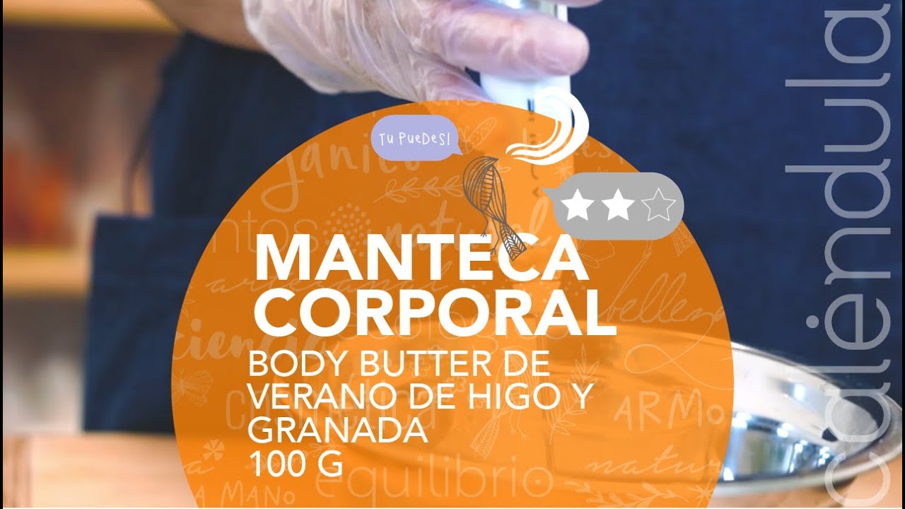 Manteca Corporal o Body Butter de Verano de Higo y Granada 100g
