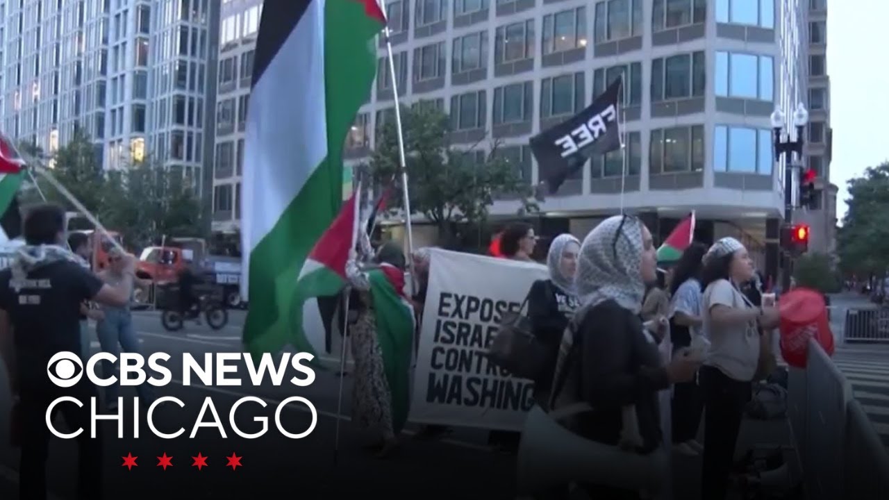 Protests underway in D.C. amid Netanyahu's visit