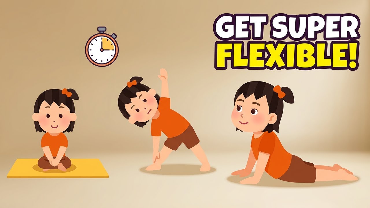 Make Your Body Super Flexible! | Fun Kids Yoga Challenge