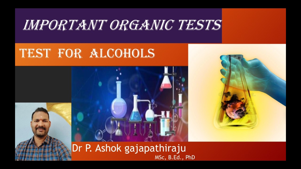 Idntification test for alcohols