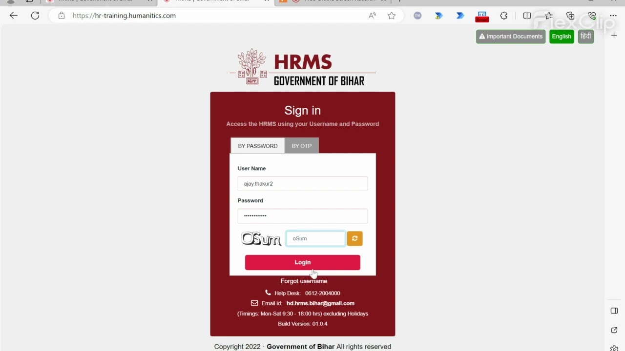BIHAR HRMS: Assigning Various roles under HRMS to different users.