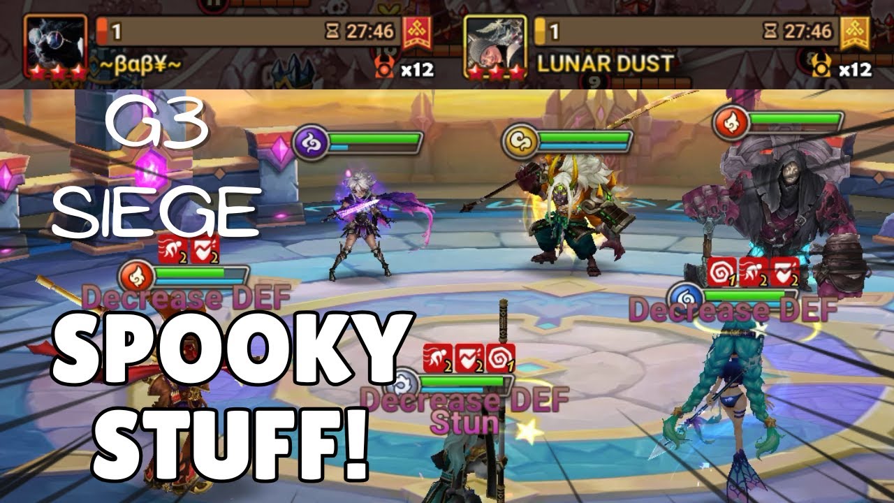 G3 SIEGE : βαβ¥ / LUNAR DUST - Will This Be The New META Now for Fiona and Rex? - Summoners War
