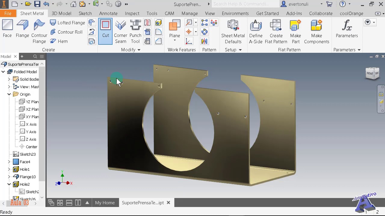 Curso de Inventor Na Prática Aula 03 - Autocriativo