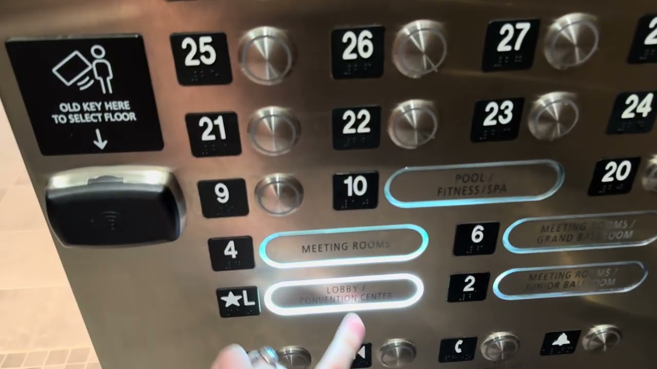 Schindler Traction High-Rise Elevators ~ Omni Hotel ~ Fort Lauderdale, FL