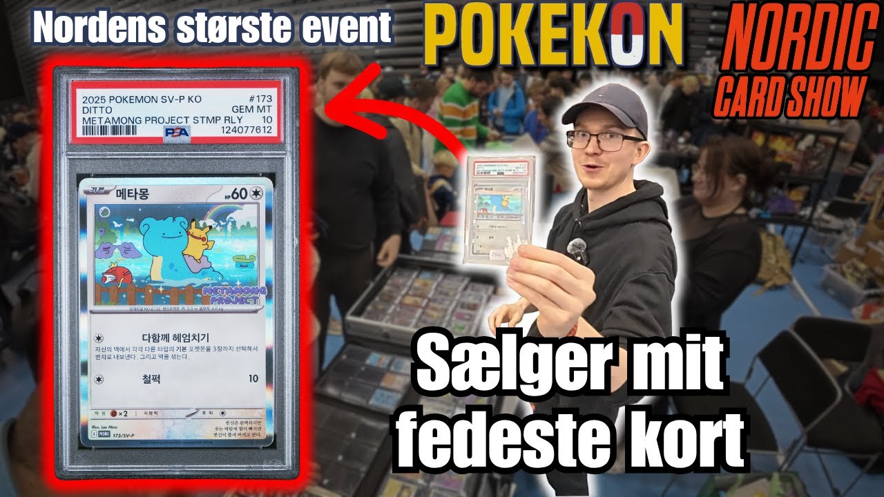Jeg sælger mit fedeste kort! | Pokekon x Nordic Card Show 2025 (Vendor POV Dag 1)