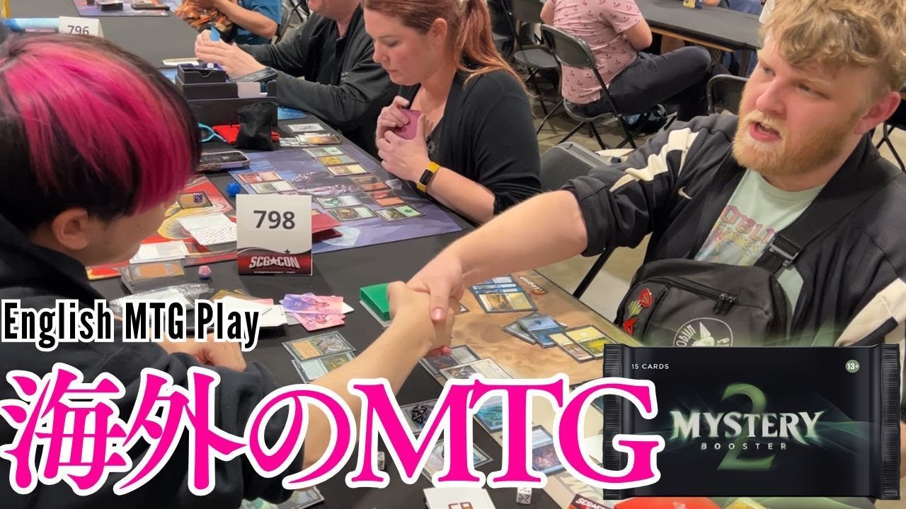 【MTG】日本では見られない対戦風景!!海外イベントで本場のMTGをプレイ!!【東京MTG】