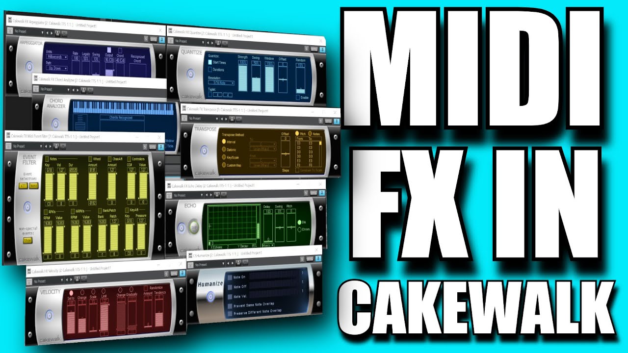 MIDI FX в Cakewalk