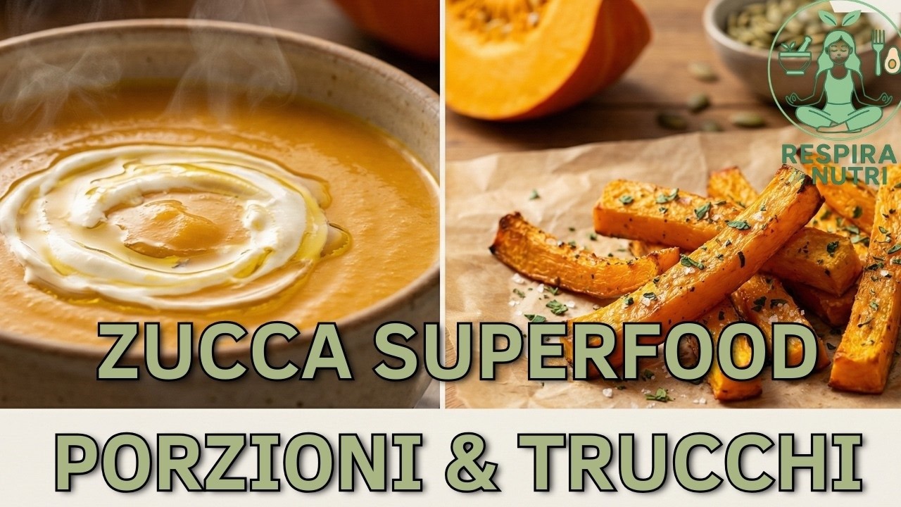 Zucca Superfood d’Autunno: porzioni, trucchi e 2 ricette lampo