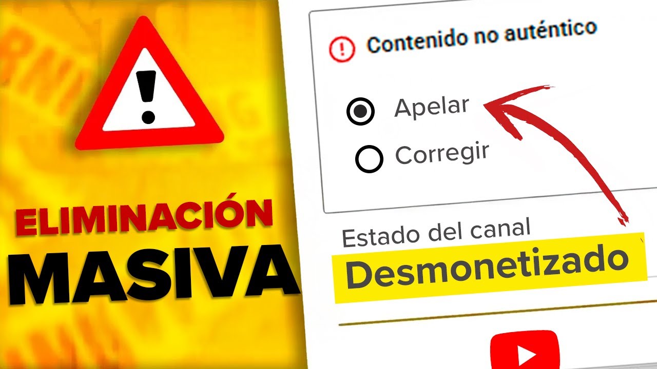 ¡Alerta! YouTube está Quitando la Monetización a Miles de canales que incumplan con...