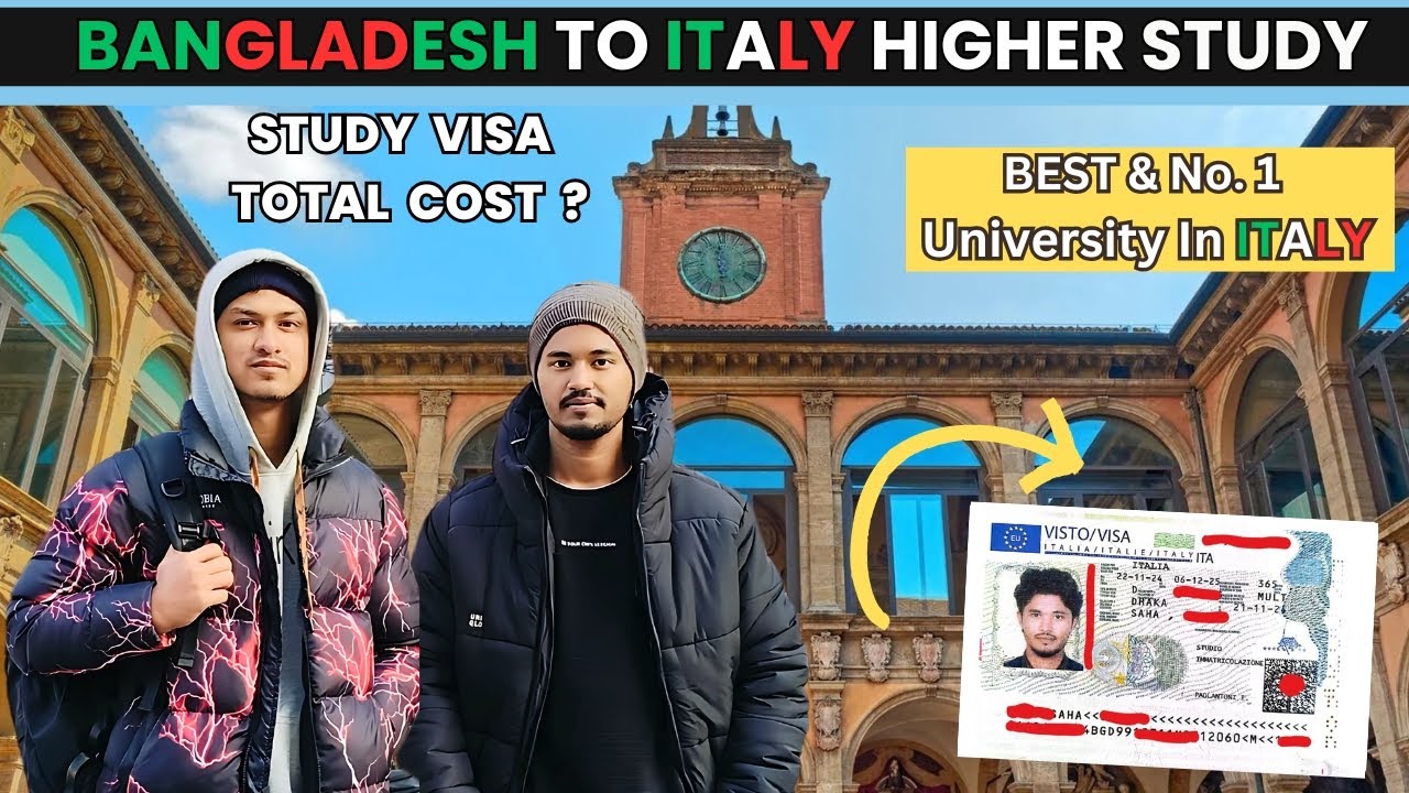 STUDY IN ITALY FULL PROCESS GUIDELINE | BANGLADESH TO ITALY STUDENT VISA 2024
