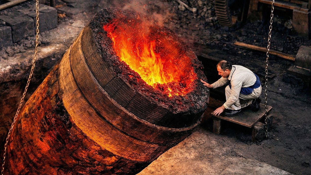 REPAIRING and Installing a 19th Century Power Hammer in 1984