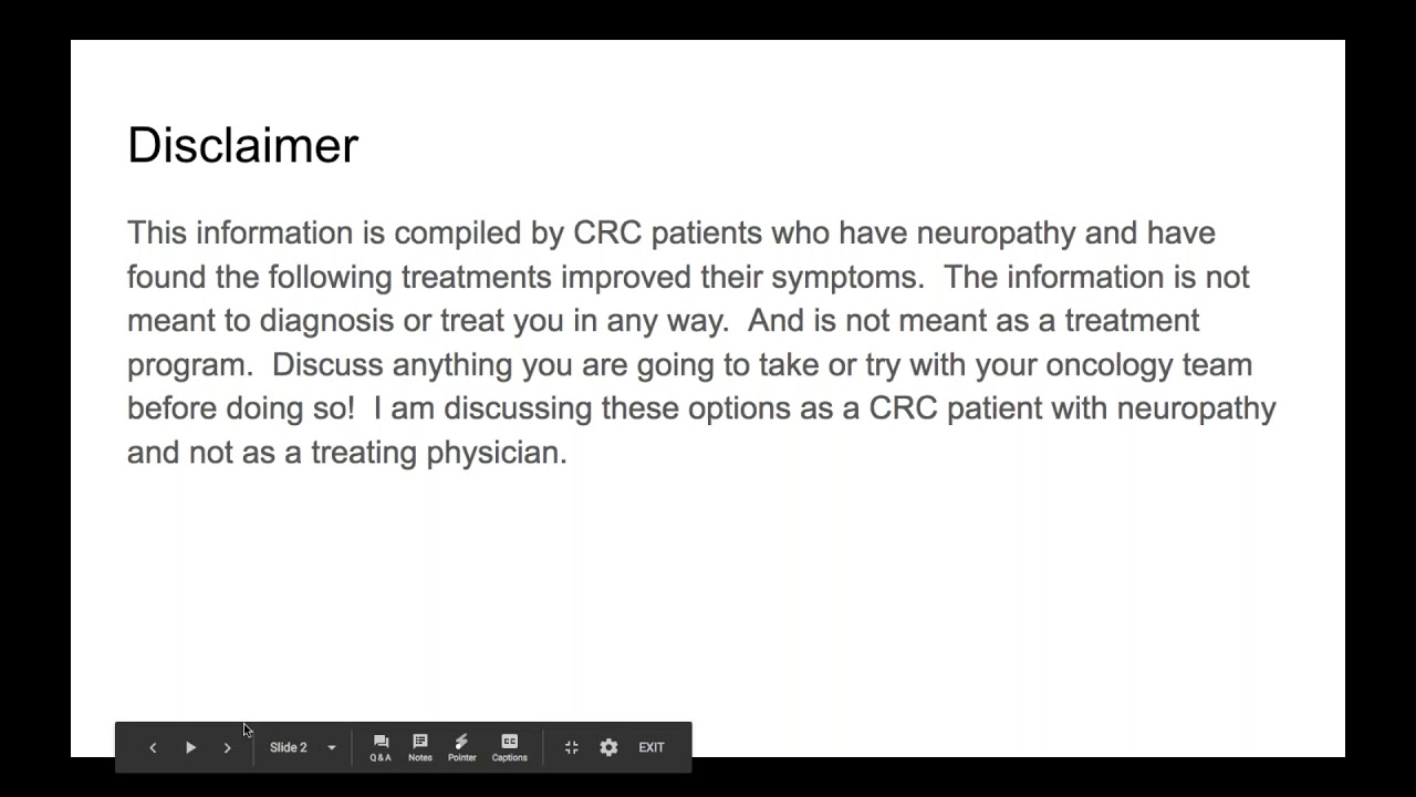 May 2019 – What You Need to Know About Chemotherapy-Induced Neuropathy Webinar