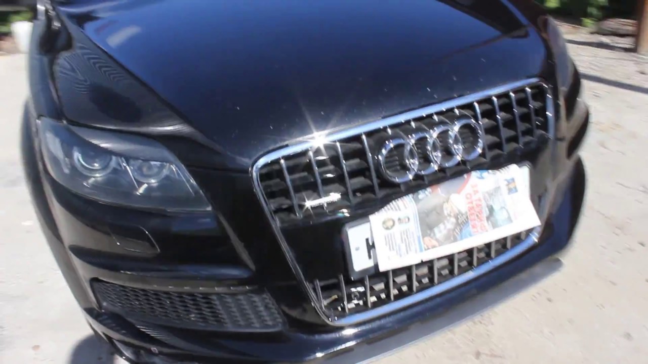 Audi q7 коррозия арок, дверей и ржавые пороги. Рестайлинг и покраска бамперов