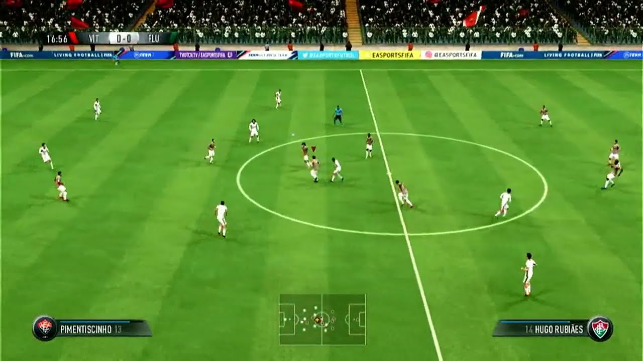 Liga Do Brasil Fifa 19 PS3 Vitoria x Fluminense #fifa