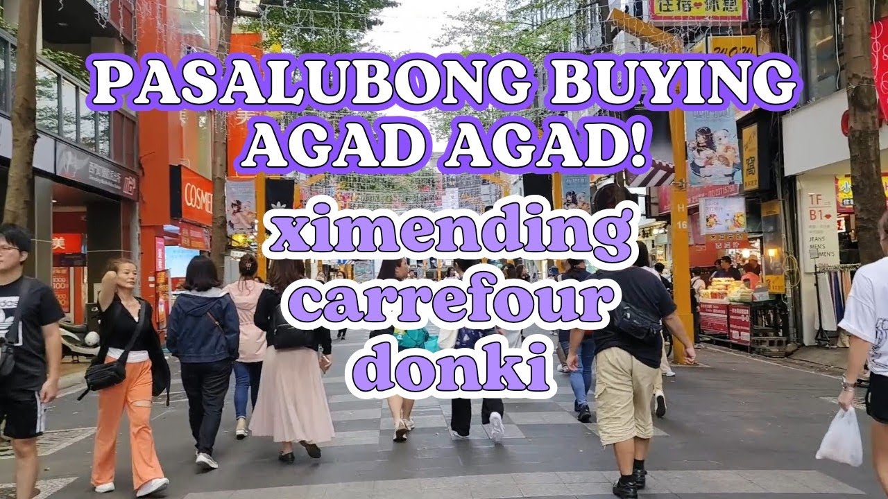 TAIWAN WITH FRIENDS PART2: NAMILI AGAD AGAD NG PAMPASALUBONG 🤣