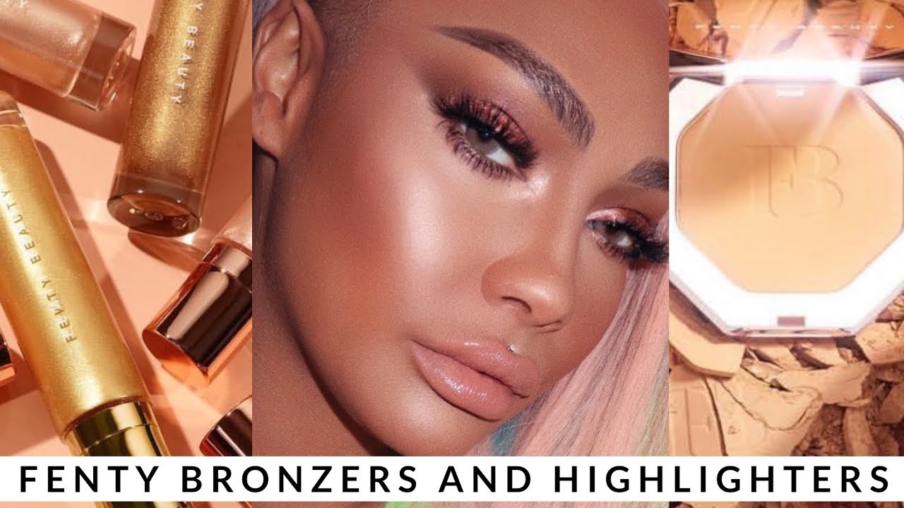 NEW FENTY BRONZERS HIGHLIGHTERS BODY LAVA | SONJDRADELUXE