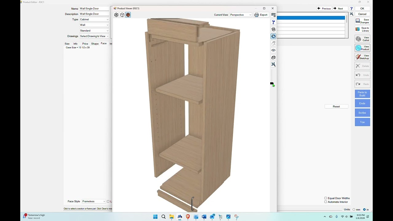 Upper Cabinet in Mozaik- Banner Cabinets