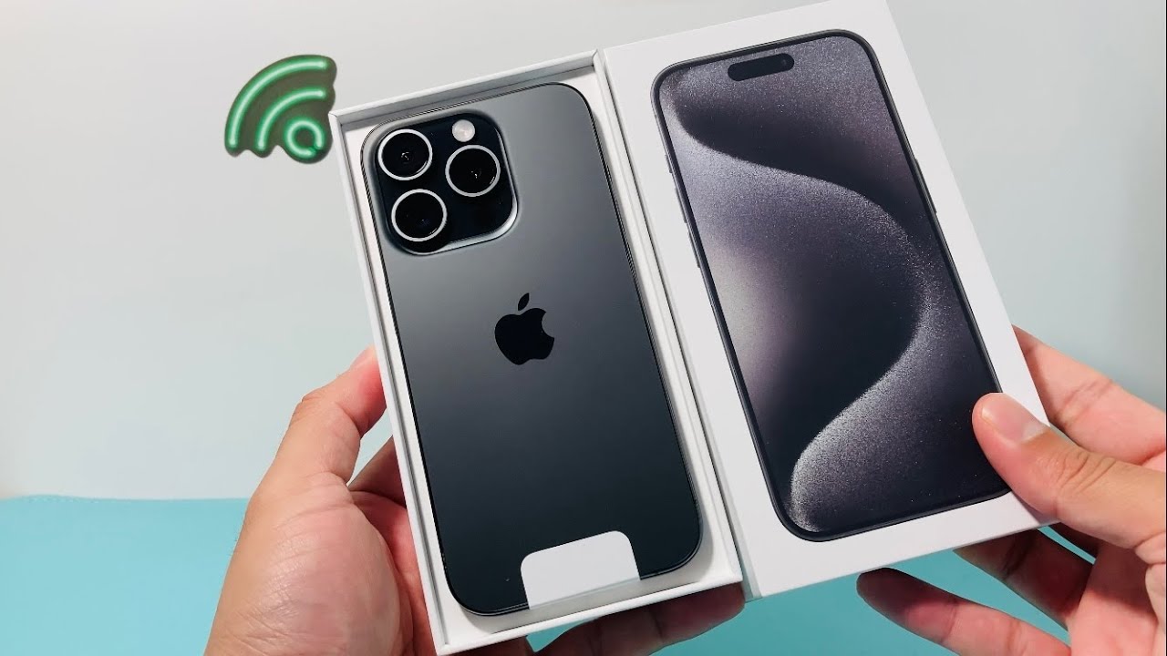 iPhone 15 Pro Black Titanium Unboxing!