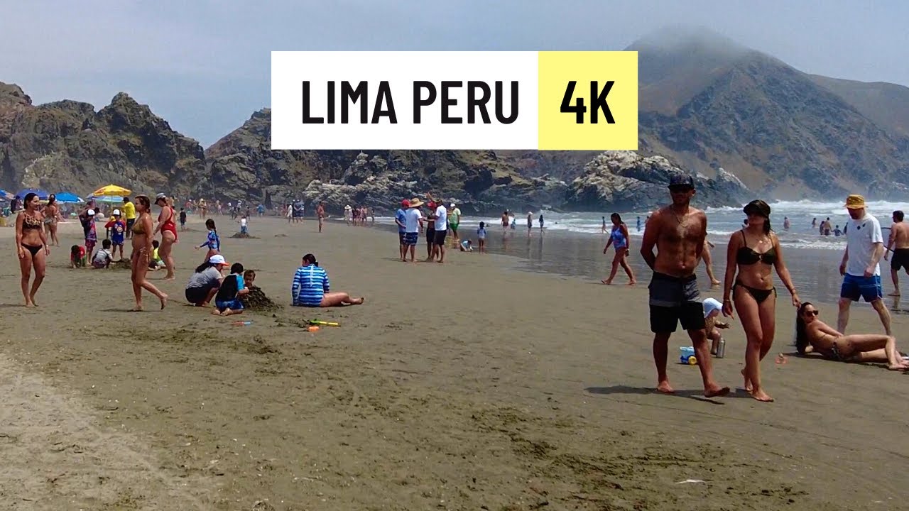 Spacer po plaży w Limie w Peru 🇵🇪 Playa Las Totoritas 2023 🇵🇪