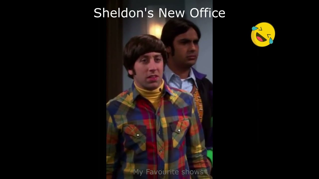 The Big Bang Theory- Sheldon with his New office!! #shorts #sitcom #youtubeshorts #tbbt #ytshorts