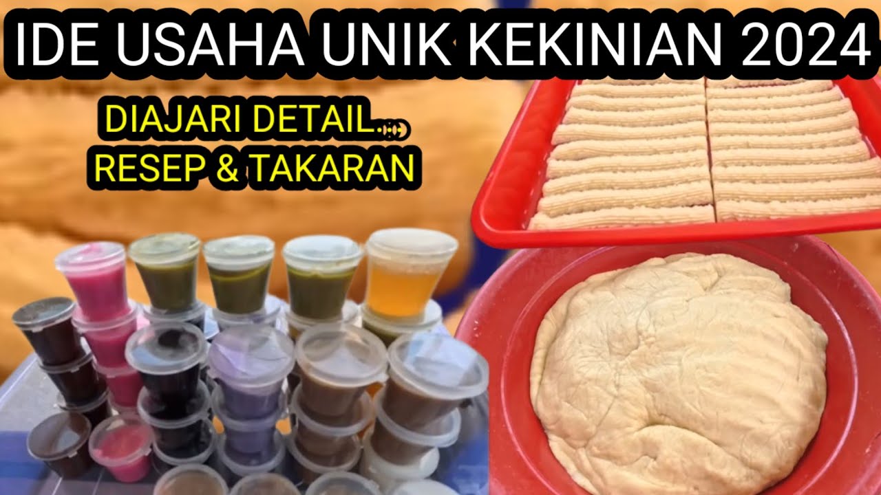 IDE USAHA KEKINIAN 2024 ‼️  RESEP & TAKARAN DIAJARI DARI AWAL