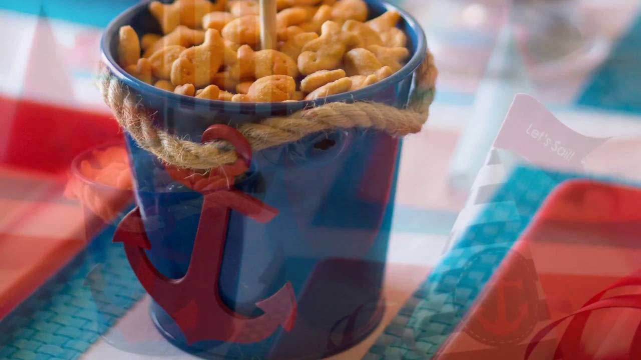 How to make a sailboat centerpiece for your party table