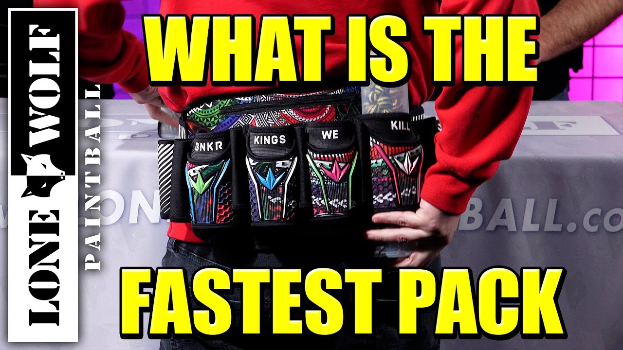 Fastest Strapless Pod Pack Challenge | Lone Wolf Paintball