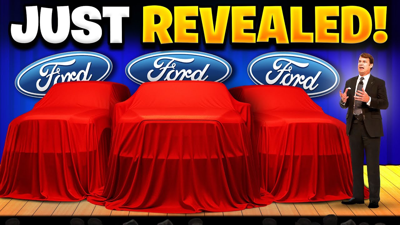 Генеральный директор Ford представил три новые модели Ford 2026 года и поразил толпу!