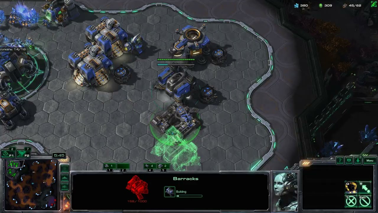 StarCraft II  - Terran vs Zerg