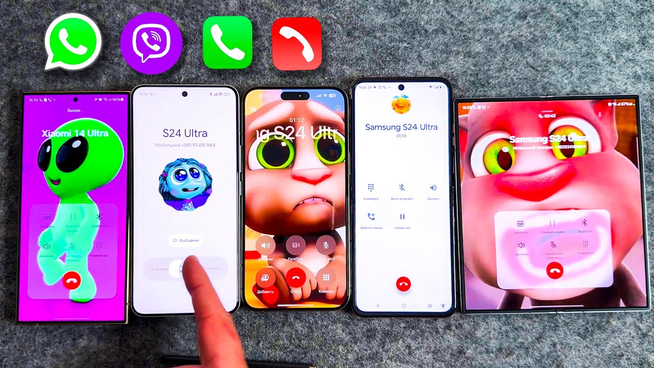 Conference Call + WatsApp, Viber - Moto 50U, S24 Ultra, iPhone 15PM, Xiaomi 14U, Z Fold 6
