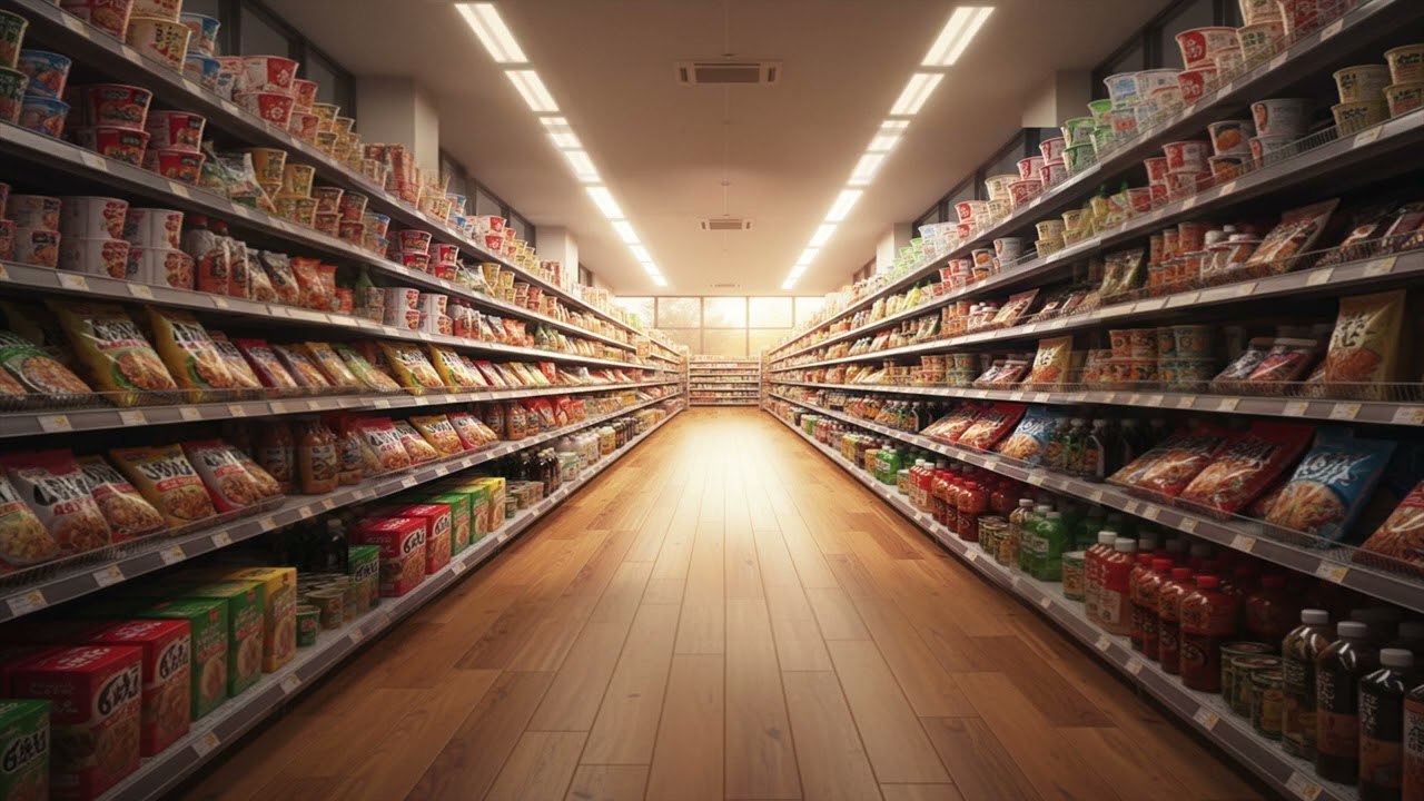 Supermarket SOUND RELAX, STUDY & Enjoy ASMR Ambient noise