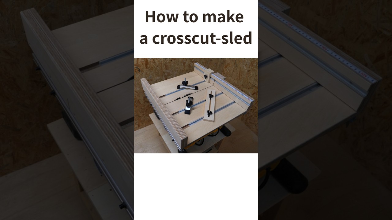 Ultimate Cross-Cut Sled Build: Adjustable Angles & Stop Block with Scale (For DeWalt DWE7485)