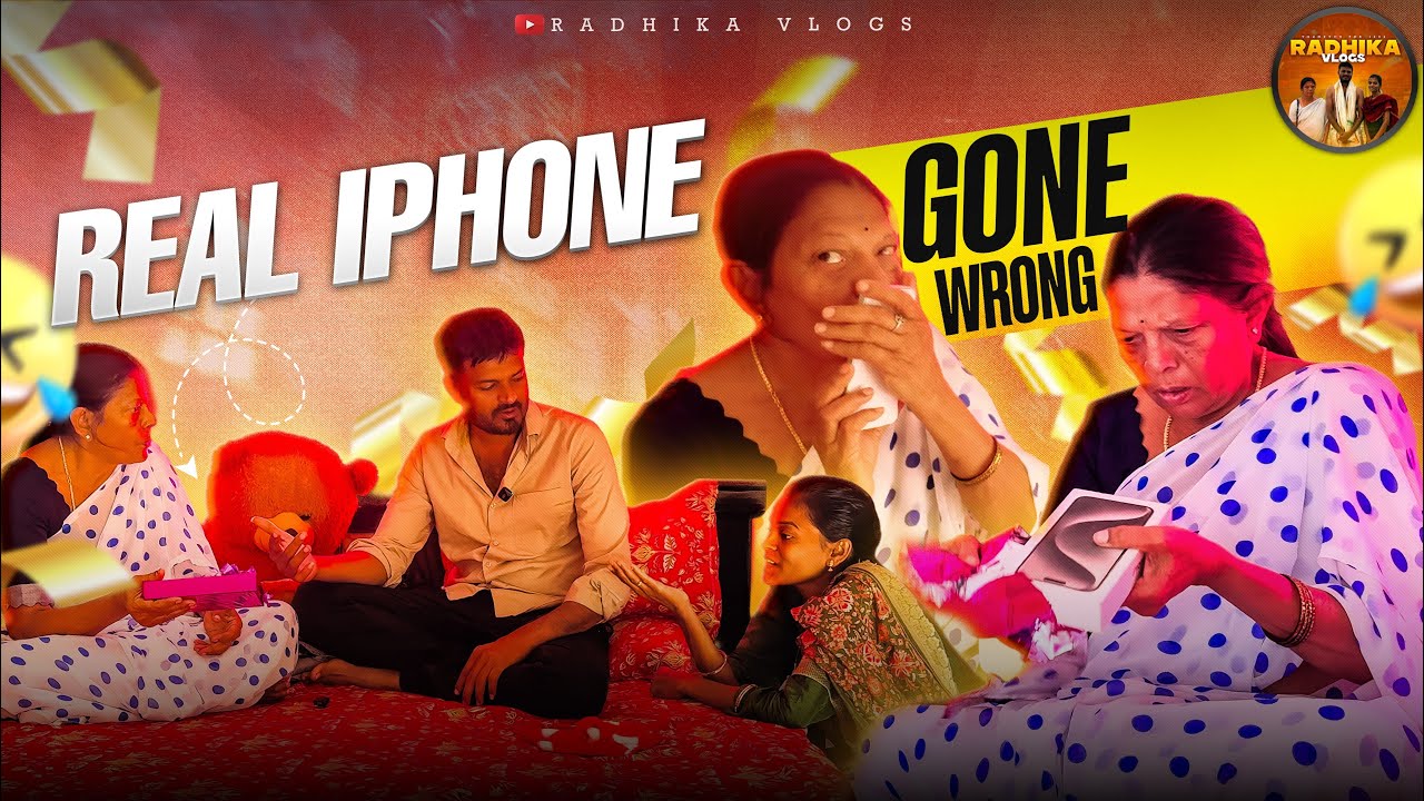 Real iPhone Gift to Amma went wrong #prankvideo 