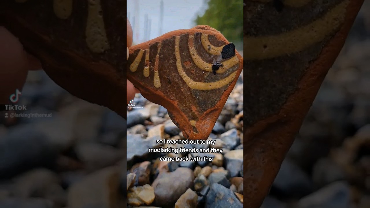300 Year Old Metropolitan Trailed Slipware 1630 - 1700 - Mudlarking on the Thames